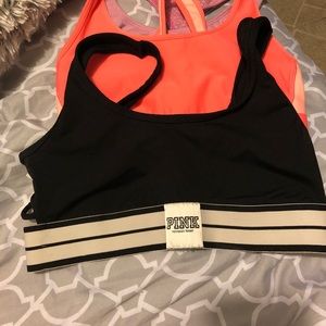 Pink sports bra bundle